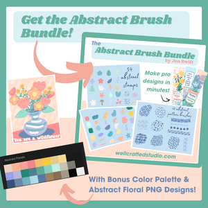 Abstract Brush Procreate Bundle