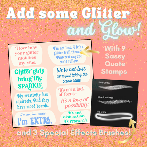 Glitter & Glow Brushset