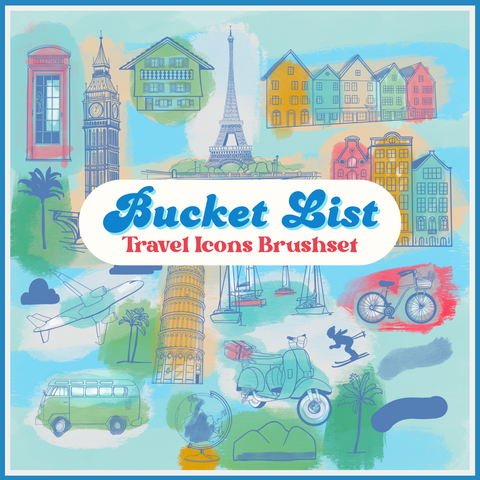 Bucket List Full Brushset ✈️