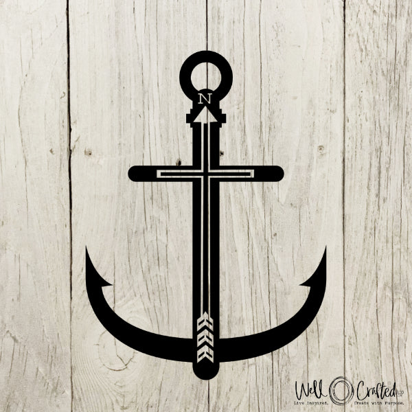 Anchor Cross Compass Digital Design – Well Crafted Studio