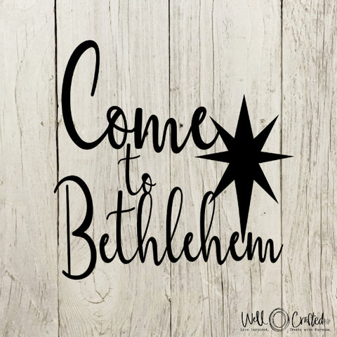 Come to Bethlehem Digital Design