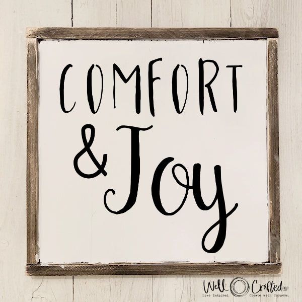 Comfort and Joy Digital Design