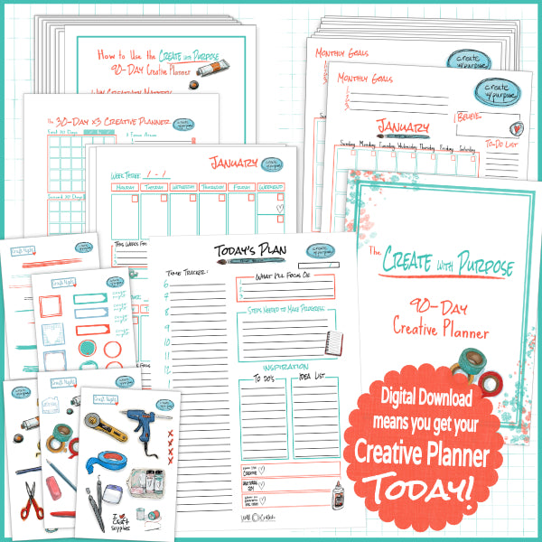 Create with Purpose 90-Day Creative Planner